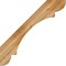 Ekena Millwork 6"W x 38"D x 38"H Olympic Rough Sawn Knee Brace, Western Red Cedar BRC06X38X38OLY00RWR - alternate 3